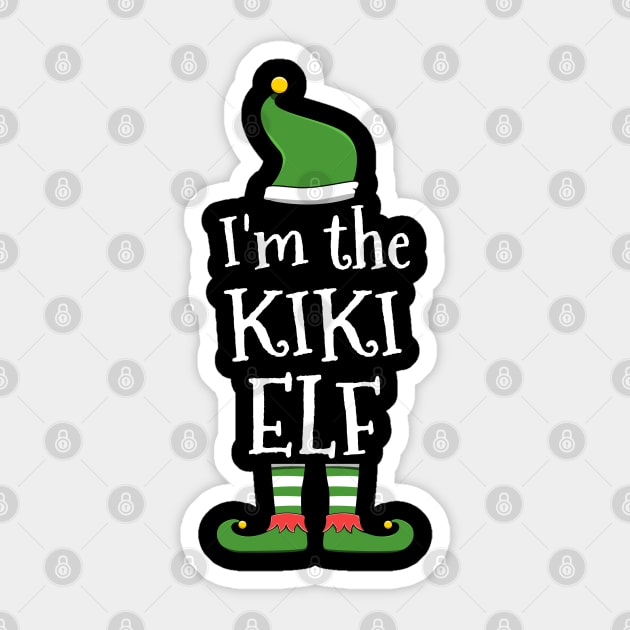 Kiki Elf Costume for Matching Family Christmas Group Sticker by jkshirts